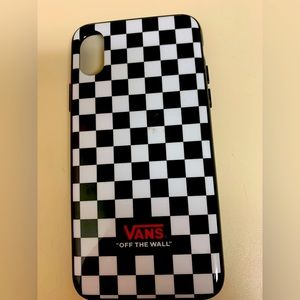 COPY - Black and White Checkered Vans iPhone X/XS Case